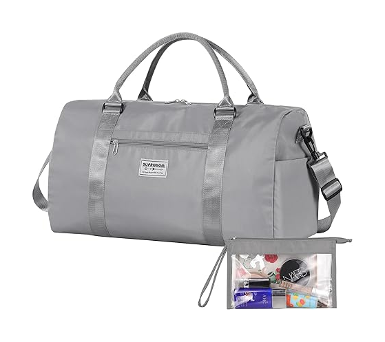 cake travel duffel bag gray 6831630 SUPROMOMI Large Travel Duffel Bag (Grey)