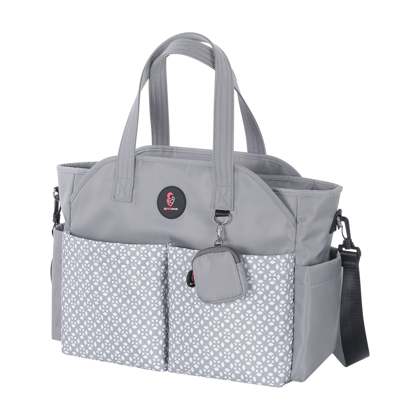 SUPROMOMI Diaper Bag Tote (Grey)