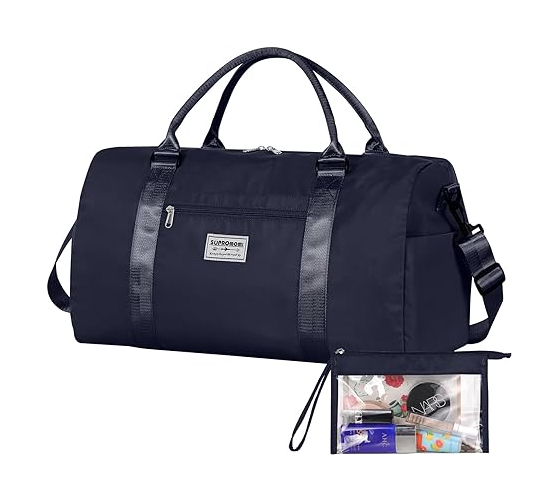 SUPROMOMI Large Travel Duffel Bag (Navyblue)